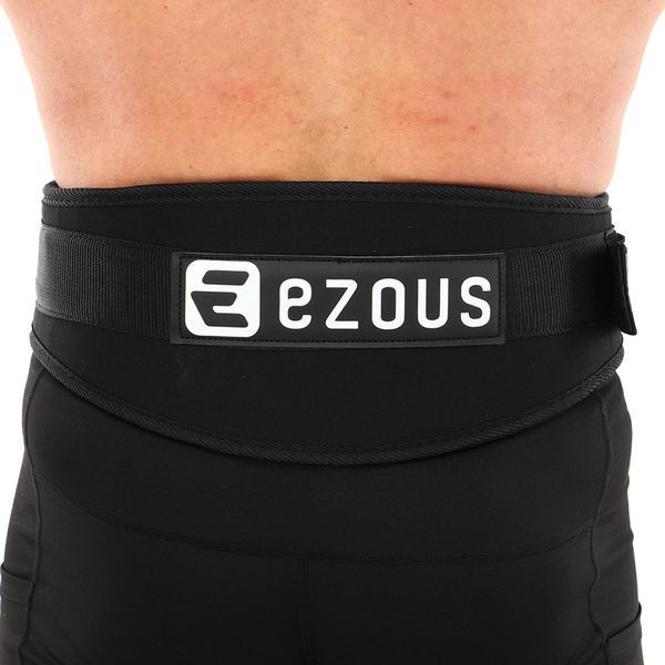 Пояс атлетический текстильный EZOUS LIFTING BELT O-06 спинка-15см размер S-L черный O-06 фото
