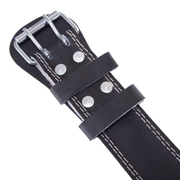 Пояс атлетический кожаный Zelart SB-165085 спинка-10см размер-XS-XXL черный SB-165085 фото