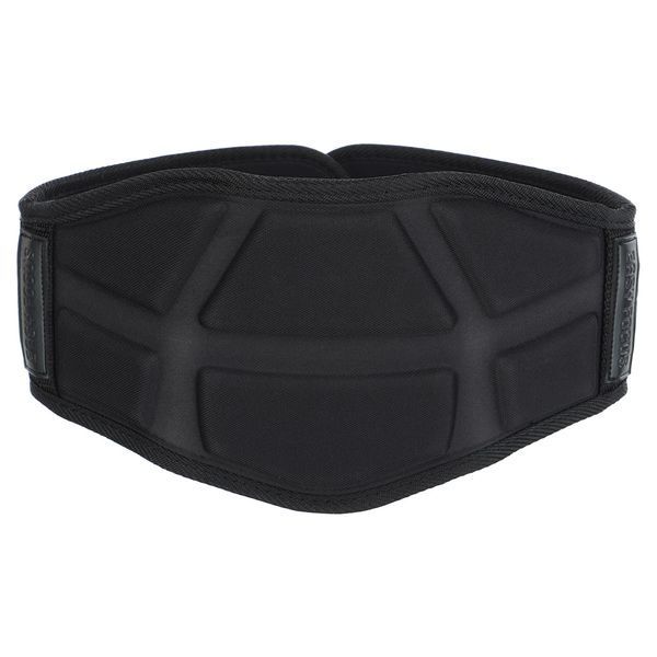 Пояс атлетический для отягощения текстильный с цепью и карабином EZOUS DIP BELT ARMOR N-01 спинка-17см черный N-01 фото