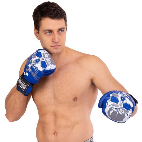 Перчатки боксерские на липучке PU HARD TOUCH BO-5230 10-14унций цвета в ассортименте 14 унции BO-5230 фото