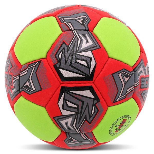 Мяч гандбольный SOCCER STAR HB-4526-3 размер 3 красный-салатовый HB-4526-3 фото