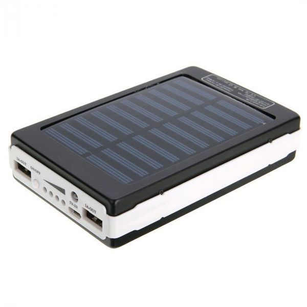 УМБ Power Bank Solar 10000 mAh мобильное зарядное с солнечной панелью и лампой, внешний аккумулятор ws44689-1-1 фото