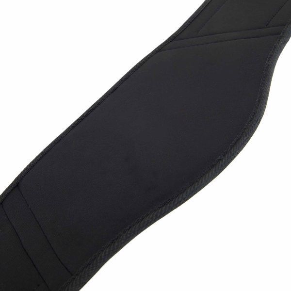 Пояс атлетический текстильный EZOUS LIFTING BELT ARMOR O-03 спинка-17см размер S-L черный-серый O-03 фото