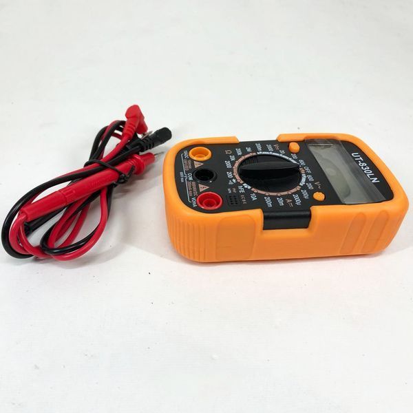 Мультиметр DT-830 LN з підсвічуванням та звуком ABaTap до 750 В Помаранчевий, тестер для вимірювання напруги ws96482 фото