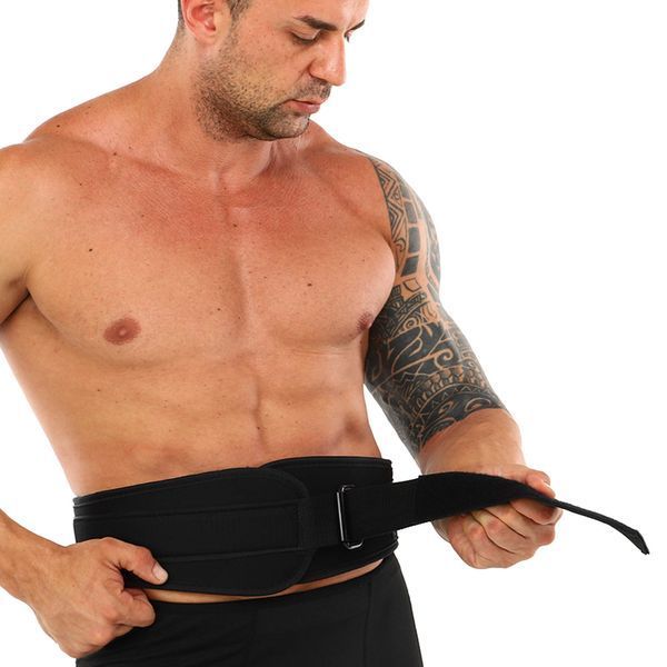 Пояс атлетический текстильный EZOUS LIFTING BELT O-06 спинка-15см размер S-L черный O-06 фото