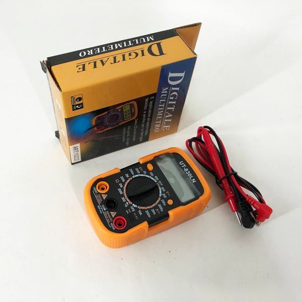 Мультиметр DT-830 LN з підсвічуванням та звуком ABaTap до 750 В Помаранчевий, тестер для вимірювання напруги ws96482 фото