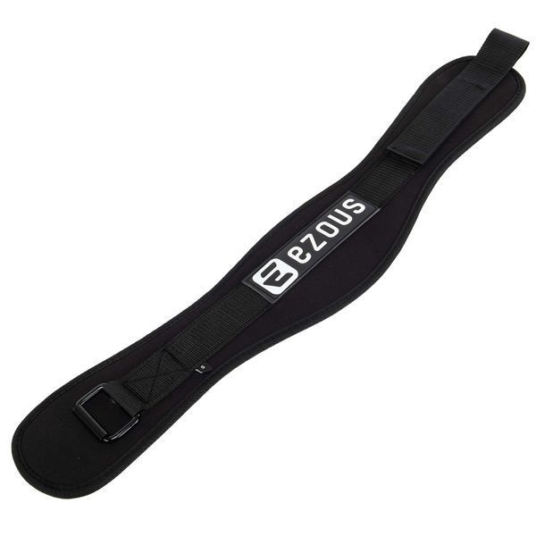 Пояс атлетический текстильный EZOUS LIFTING BELT O-06 спинка-15см размер S-L черный O-06 фото