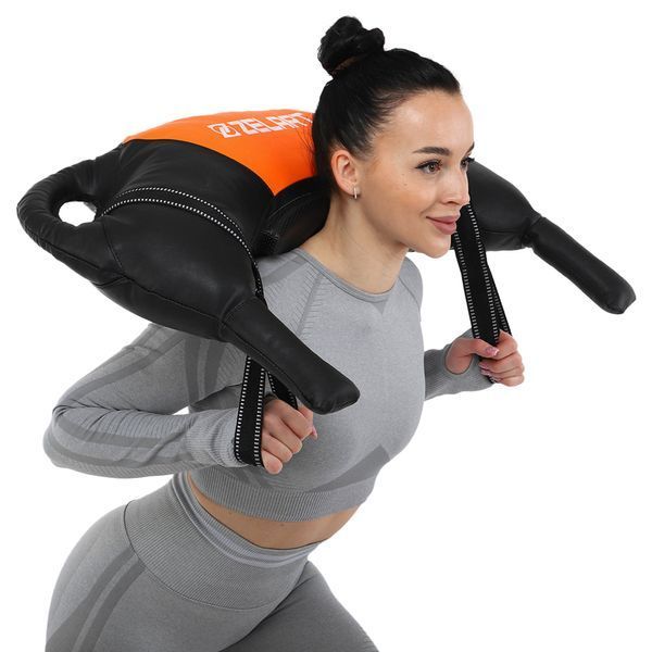 Мешок Болгарский Bulgarian bag Zelart TA-7826-10 вес-10кг черный-оранжевый TA-7826-10 фото