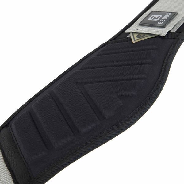 Пояс атлетический текстильный EZOUS LIFTING BELT ARMOR O-03 спинка-17см размер S-L черный-серый O-03 фото