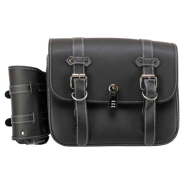 Кофры боковые для мотоцикла из экокожи Chopper SP-Sport HL621 2шт 35x27x15см черный HL621 фото