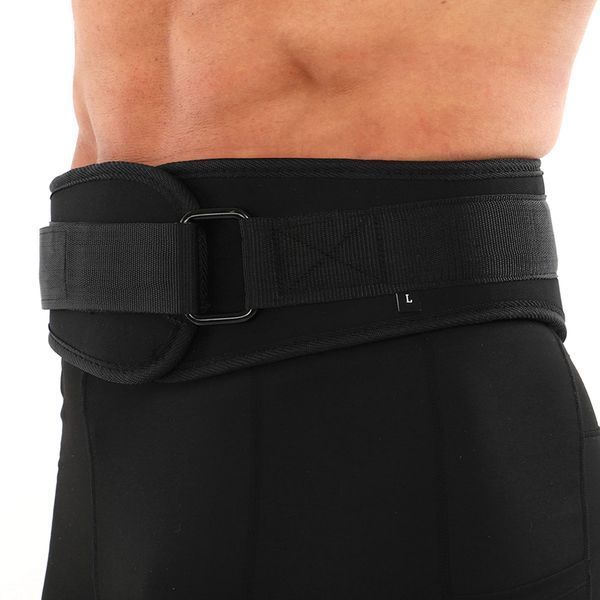 Пояс атлетический текстильный EZOUS LIFTING BELT O-06 спинка-15см размер S-L черный O-06 фото