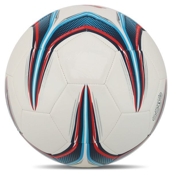 М'яч футбольний STAR CAPTAIN SB8665 №5 PU білий-синій-червоний SB8665 фото