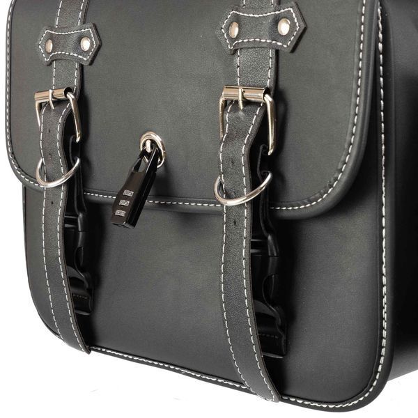 Кофры боковые для мотоцикла из экокожи Chopper SP-Sport HL621 2шт 35x27x15см черный HL621 фото