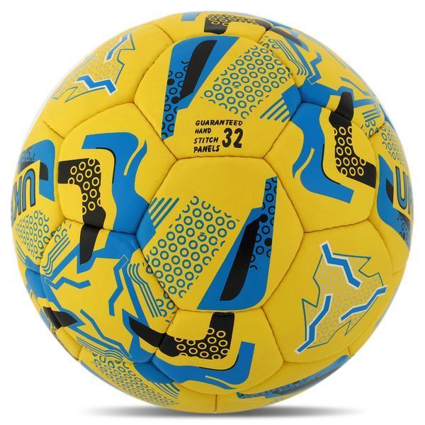 М'яч футбольний BALLONSTAR UKRAINE FB-7985 №5 PU жовтий-синій FB-7985 фото