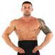Пояс атлетический текстильный EZOUS LIFTING BELT O-06 спинка-15см размер S-L черный O-06 фото 13