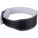 Пояс атлетический кожаный Zelart SB-165085 спинка-10см размер-XS-XXL черный SB-165085 фото 4