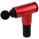 Аккумуляторный массажер Fascial Gun KH-320 портативный ручной ударный мышечный пистолет 4 насадки красный ws15677-2 фото 5