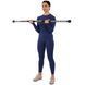 Бодибар Body Bar разборной 3-х секционный Zelart FI-9994-6 вес 6кг черный-белый FI-9994-6 фото 8