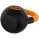 Гиря тренировочная цельная обрезиненная с окрашенной ручкой LiveUp Urethane competition kettlebell UAZE5336-16 вес 16кг черный-оранжевый UAZE5336-16 фото 4