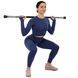 Бодибар Body Bar разборной 3-х секционный Zelart FI-9994-6 вес 6кг черный-белый FI-9994-6 фото 7