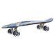 Пенні борд Penny Board круїзер пластиковий з колесами які світяться та ручкою для перенесення 24' SP-Sport SK-885-1 синій-чорний SK-885-1 фото 7