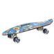 Пенні борд Penny Board круїзер пластиковий з колесами які світяться та ручкою для перенесення 24' SP-Sport SK-885-1 синій-чорний SK-885-1 фото 2