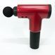 Аккумуляторный массажер Fascial Gun KH-320 портативный ручной ударный мышечный пистолет 4 насадки красный ws15677-2 фото 24