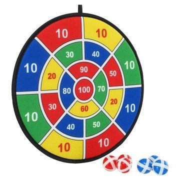 Дартс на липучке 6 мячей и мишень VELCRO dartboard Baili BL-612 37cм BL-612 фото