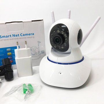 Комнатная IP камера 6030A/100SS 1mp, Поворотное устройство для камеры видеонаблюдения ws97361 фото