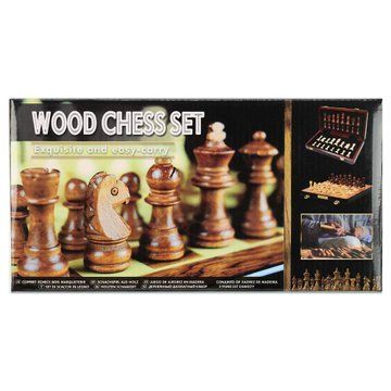 Шахматы настольная игра деревянные ZOOCEN FL1230 размер 29,5см x 29,5см x 2,75см FL1230 фото