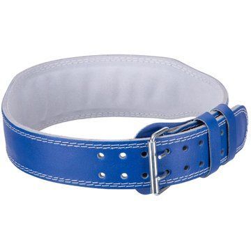 Пояс атлетический кожаный Zelart SB-165080 спинка-10см размер-XS-XXL синий SB-165080 фото