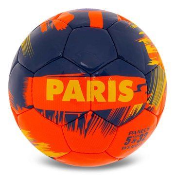 М'яч футбольний BALLONSTAR PARIS SAINT-GERMAIN CRYSTAL FB-6719 №5 PU червоний-чорний FB-6719 фото