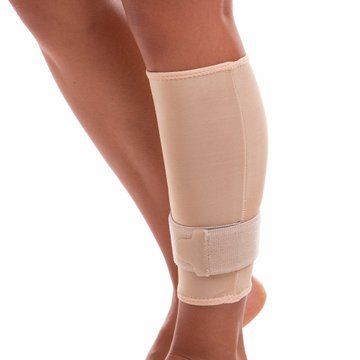 Фиксатор мышц голени с фиксирующим ремнем 1штука GRANDE GS-450 бежевый GS-450 фото