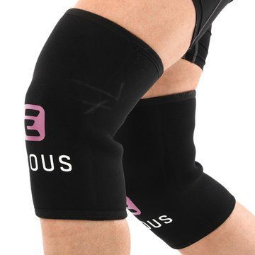 Наколенники для приседа и пауэрлфтинга 2штуки SQUAT KNEECAP EZOUS A-01 S-XL черный M A-01 фото