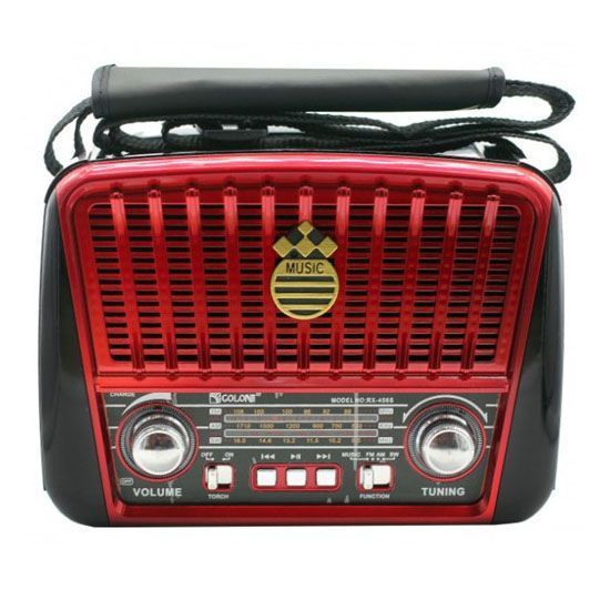 Радіоприймач Golon RX-455S USB / акумулятор сонячна панель, Радіоприймач з гарним прийомом для дачі ws33147-1 фото