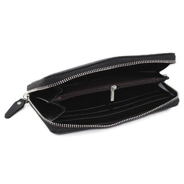 Гаманець шкіряний чоловічий Baellerry leather black, гаманець чоловічий для карток. Колір: чорний ws13448-1 фото