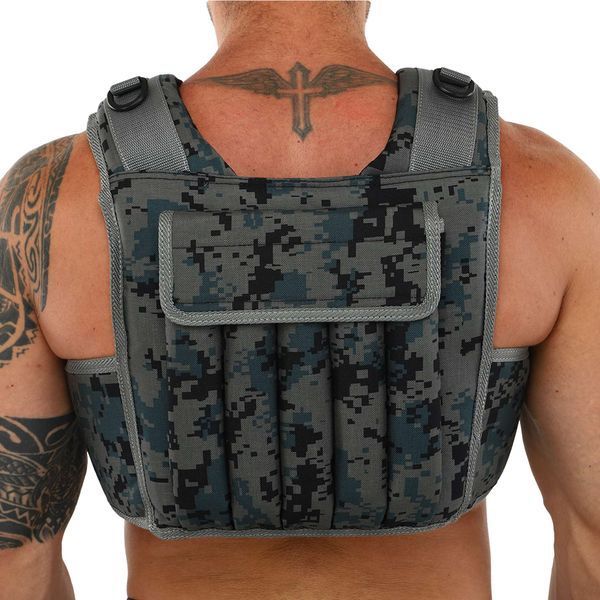 Жилет утяжелитель с регулируемым весом Zelart WEIGTH VEST TA-7806-10 вес-1-10кг камуфляж TA-7806-10 фото