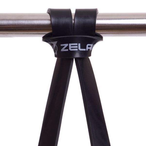 Резина петля для подтягиваний и тренировок лента силовая Zelart POWER LOOP FI-2606-2 16-32кг черный FI-2606-2 фото