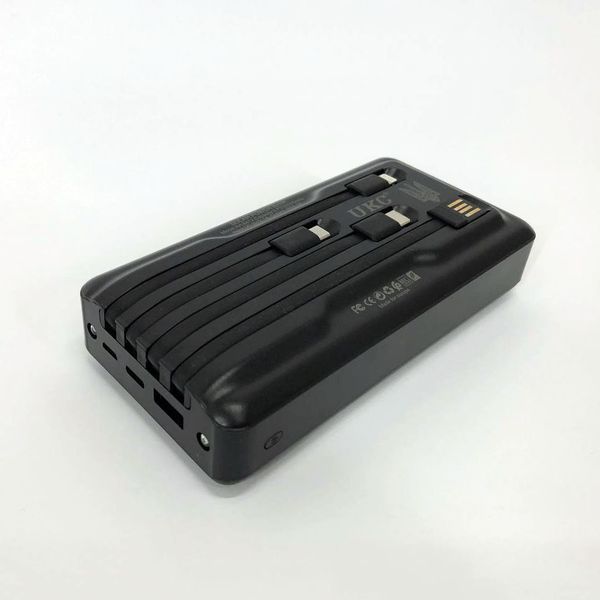 Портативное зарядное устройство на 20000mAh, Power Bank на солнечной батарее, для планшета. Цвет: черный ws93361-1-1 фото