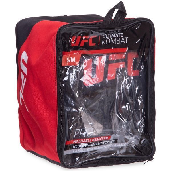 Шлем боксерский с полной защитой кожаный UFC PRO UHK-75061 L-XL черный UHK-75061 фото