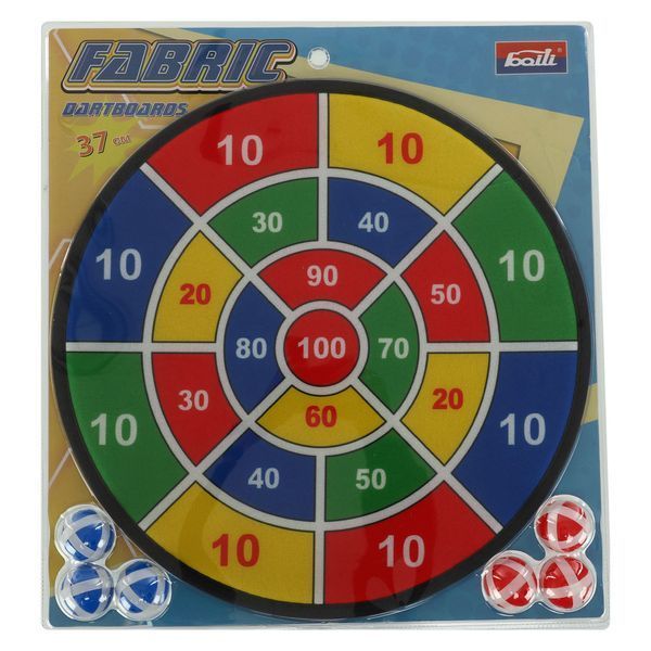 Дартс на липучке 6 мячей и мишень VELCRO dartboard Baili BL-612 37cм BL-612 фото