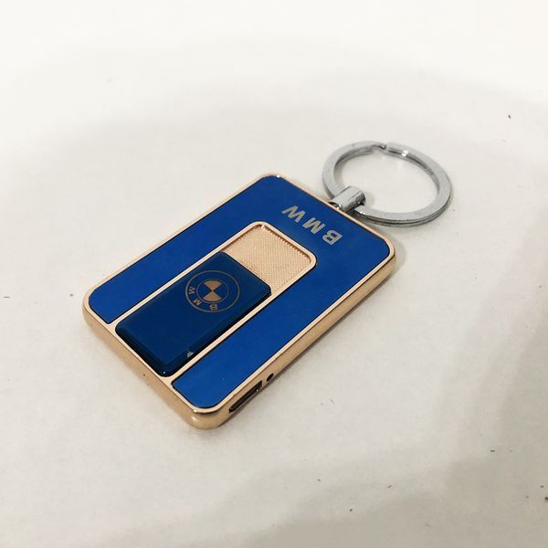 Зажигалка спиральная USB-811. BMW. Цвет: синий ws66465-1-1-1 фото