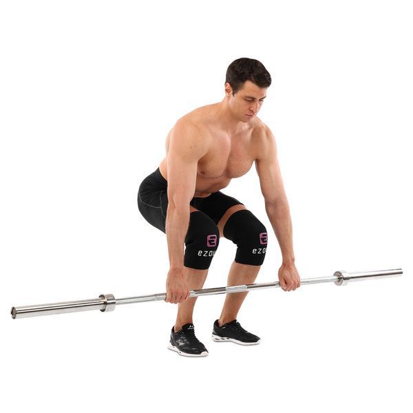 Наколенники для приседа и пауэрлфтинга 2штуки SQUAT KNEECAP EZOUS A-01 S-XL черный M A-01 фото