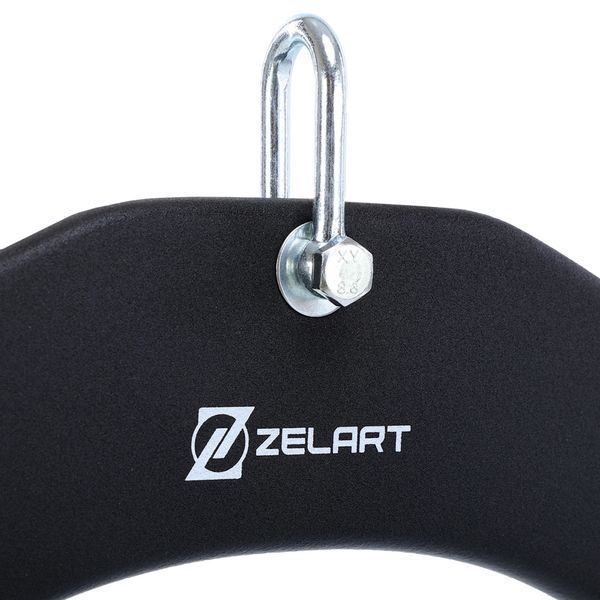Рукоятка для тяги вниз з широким хватом Lat Pull Down Bar нековзне покриття Mdbuddy TA-5395 розмір 85х11х16,5см чорний TA-5395 фото