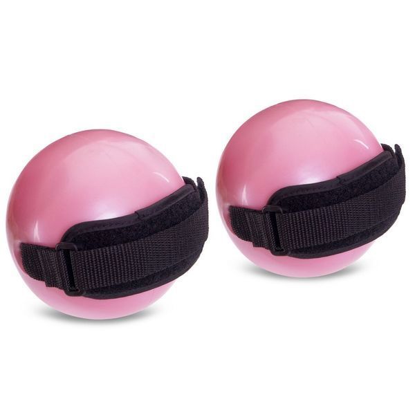 Мяч утяжеленный с манжетом PRO-SUPRA WEIGHTED ENERGY BALL 030-1_5LB 11см розовый 030-1_5LB фото