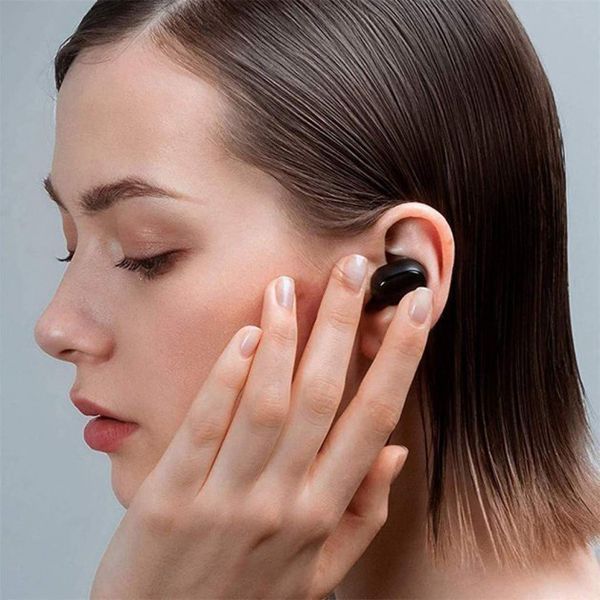 Наушники беспроводные блютуз TWS MiPods A6S True, беспроводные наушники для смартфона,. Цвет: черный ws39832 фото