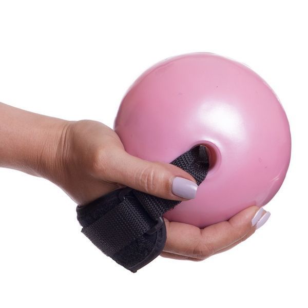 Мяч утяжеленный с манжетом PRO-SUPRA WEIGHTED ENERGY BALL 030-1_5LB 11см розовый 030-1_5LB фото