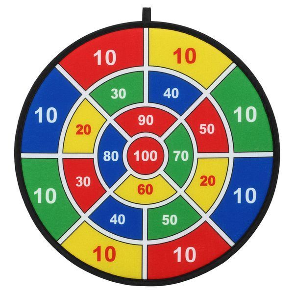 Дартс на липучке 6 мячей и мишень VELCRO dartboard Baili BL-612 37cм BL-612 фото