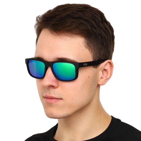 Очки спортивные солнцезащитные с поляризацией JHUA JH-146-3 черный JH-146-3 фото