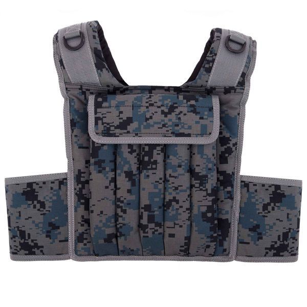 Жилет утяжелитель с регулируемым весом Zelart WEIGTH VEST TA-7806-10 вес-1-10кг камуфляж TA-7806-10 фото